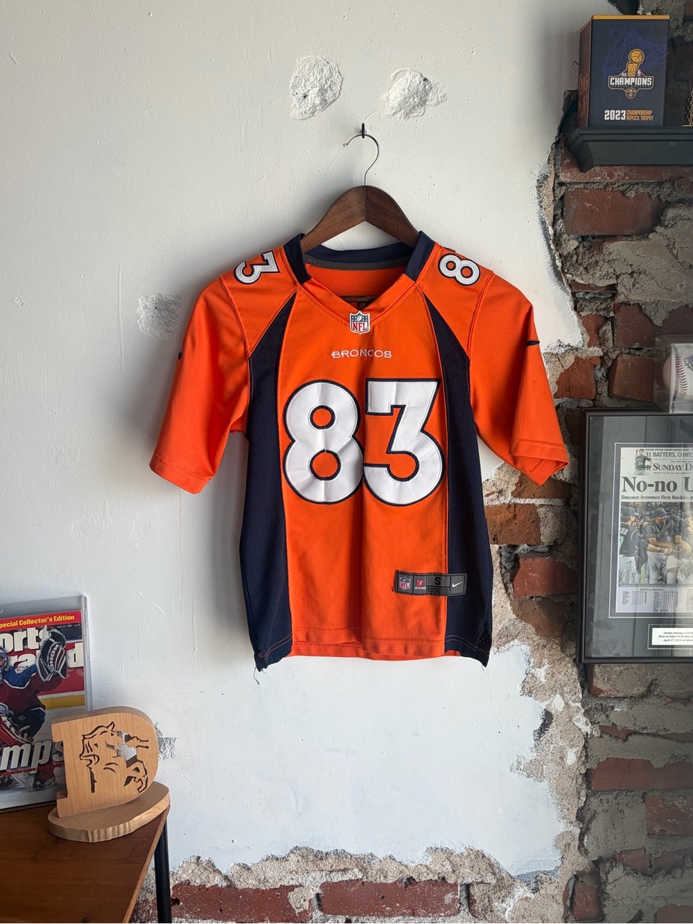 Wes Welker Broncos Stitched Official Jersey Size Youth Small